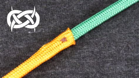 paracord sleeving|how to join parachute cord.